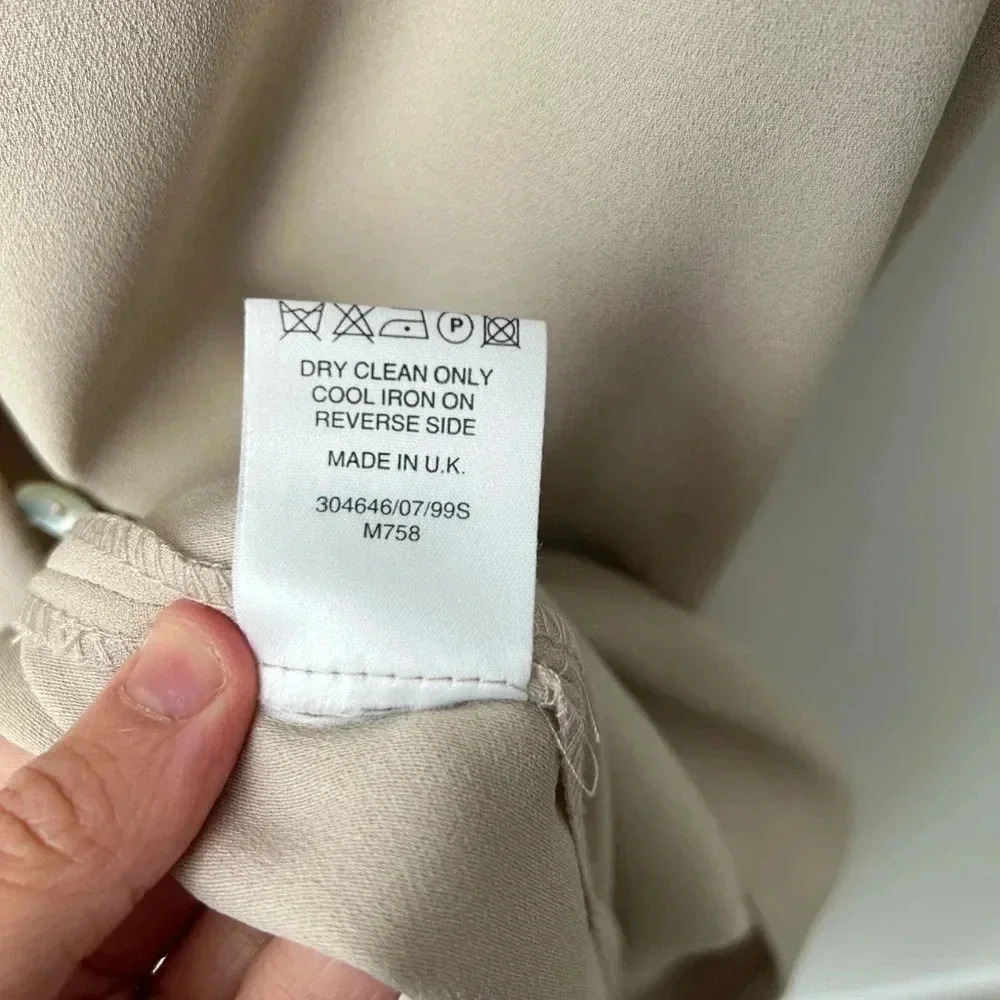 Wallis Long Crepe Vest Duster Minimalist Sleeveless Cardigan Neutral Capsule - Picture 12 of 12